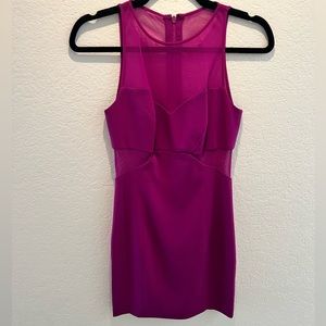 NEW Jaygodfrey mini dress, beautiful color with sheer cutouts
